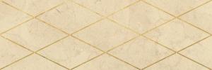 Настенная плитка декор Миланезе Дизайн 1664-0143 20х60 римский крема