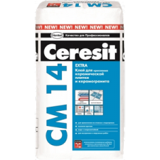Ceresit CМ 14 Extra. Клей для керамической плитки и керамогранита 25кг