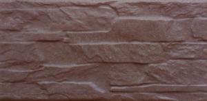 Фасадная клинкерная плитка Арагон коричневый 25х12,5
