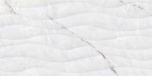 Настенная плитка Титания белый Рельеф ректификат 30x60